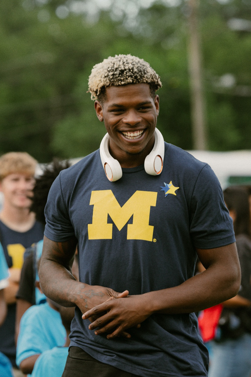 UMCU Announces Partnership with Michigan Wolverines Wide Receiver Andrew Marsh Image