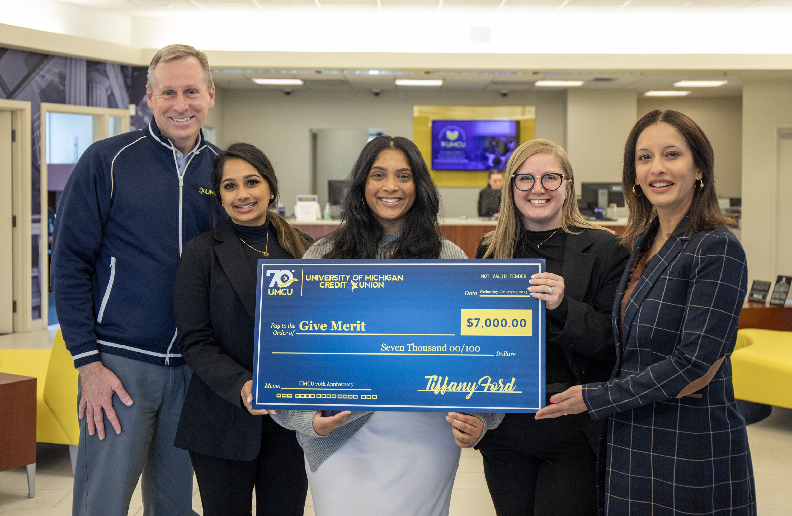 UMCU 70 Years of Service with $70,000 in Donations Image